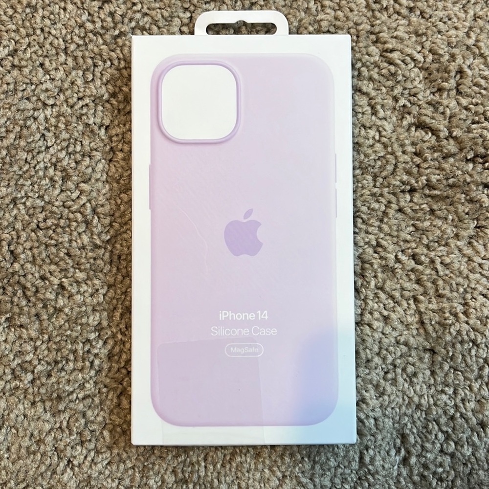 ORIGINAL APPLE PURPLE PHONE CASE FOR IPHONE 14